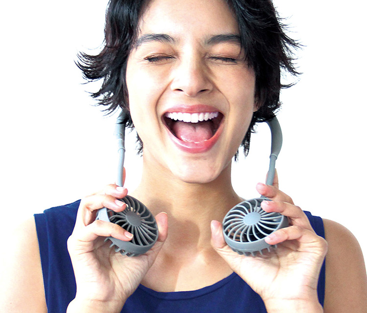 ハンズフリーダブルファン