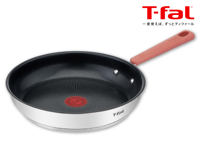 T-fal オプティスペース IHフライパン24cm※ガス・IH対応※